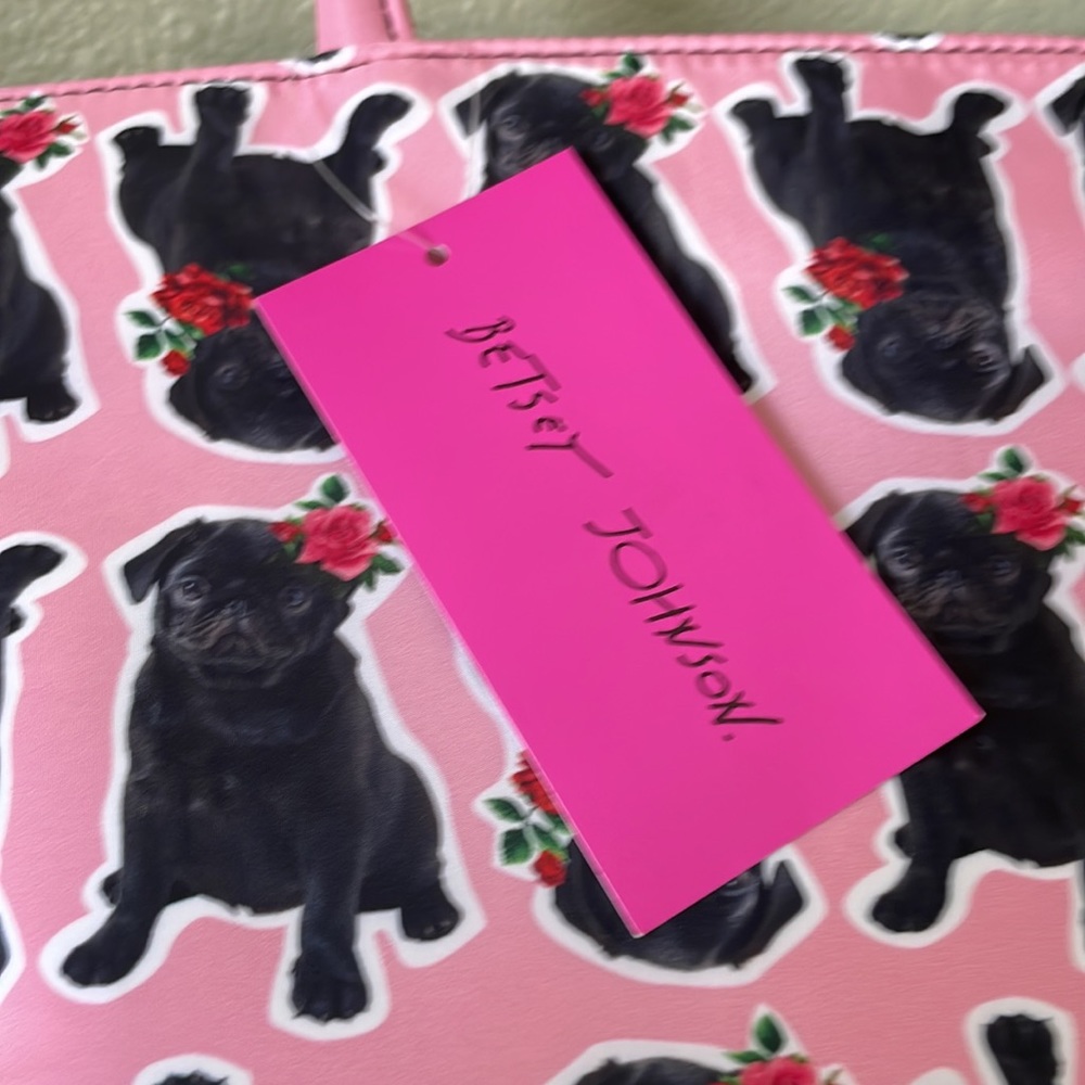 NWT Betsey Johnson Insulated Lunch Tote. Dog Lovers Design. - Picture 6 of 10